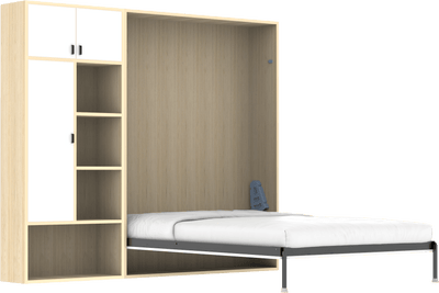 EzSpace Beds & Bed Frames Nobu Wallbed Vertical Fold-out | Modern Design Murphy Bed | EzSpace