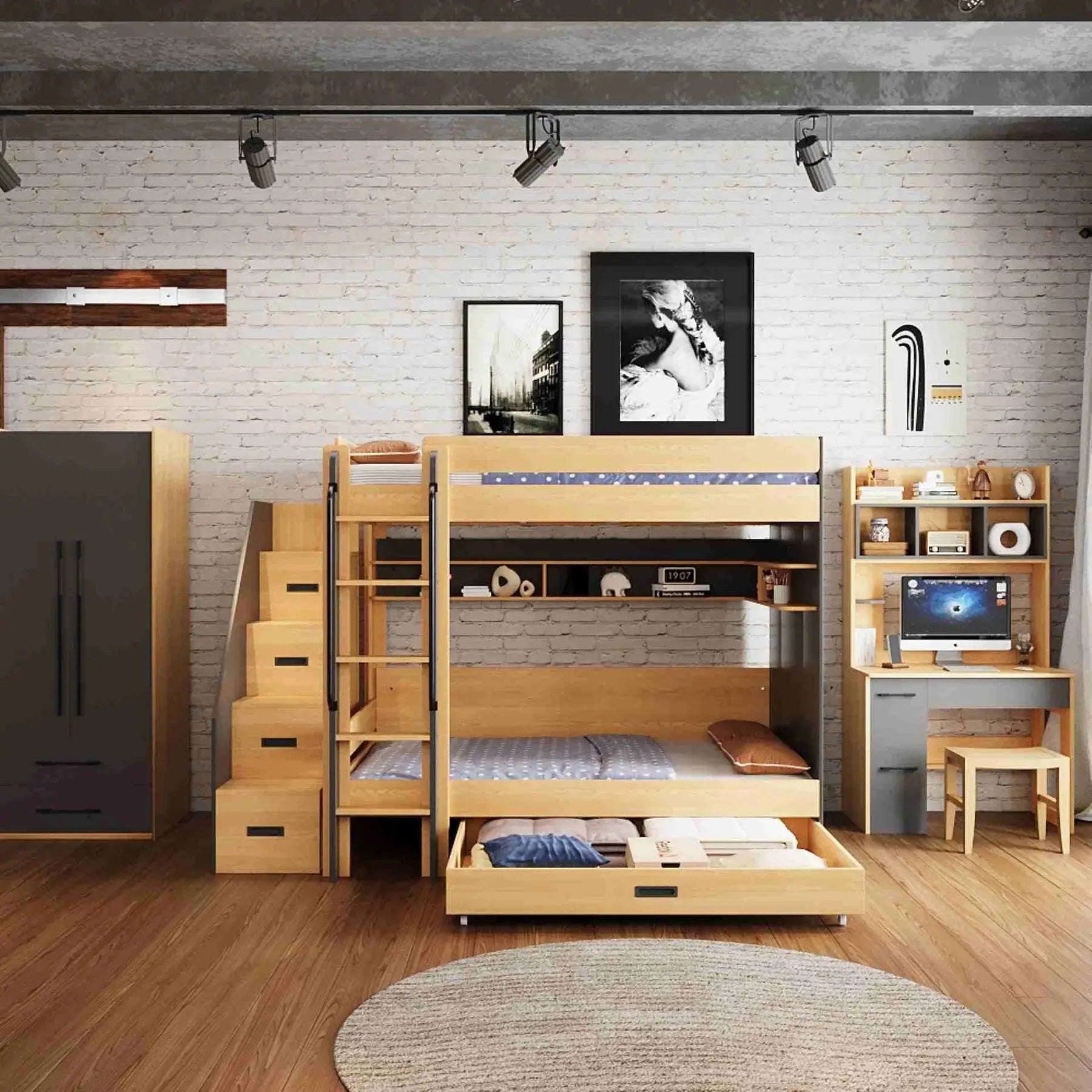 EzSpace Space saving Stylish Loft Beds Bunk Beds Wall Beds