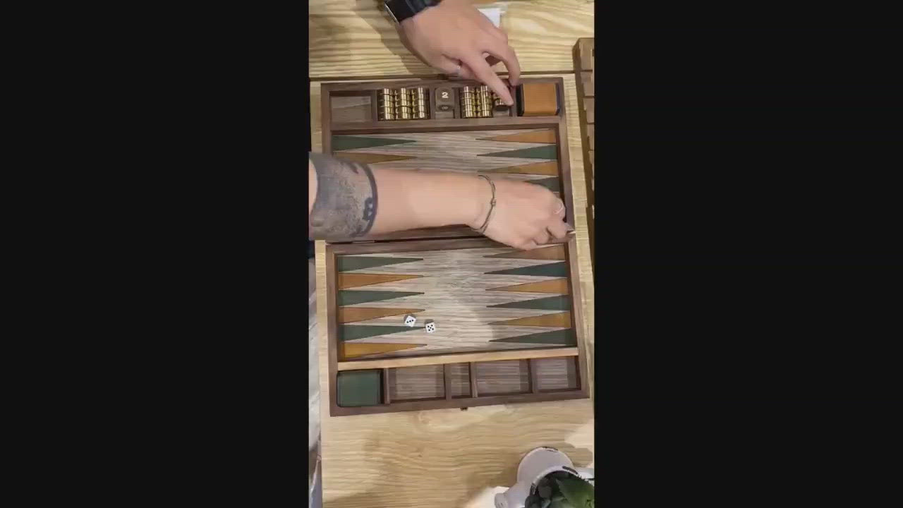 Backgammon Luxury Handmade Set