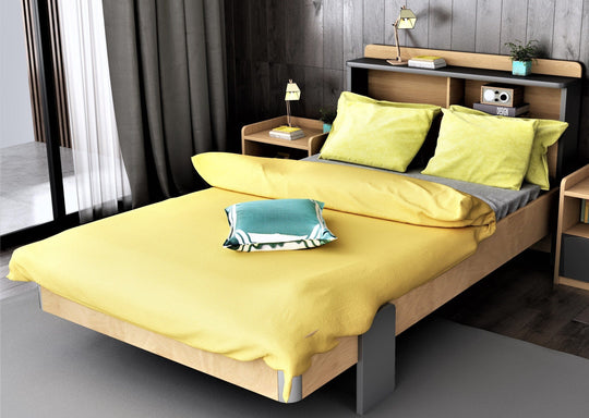 EzSpace Beds &amp; Bed Frames TEOM Bed | Modern Design &amp; Space Saving For Small Bedrooms | EzSpace King