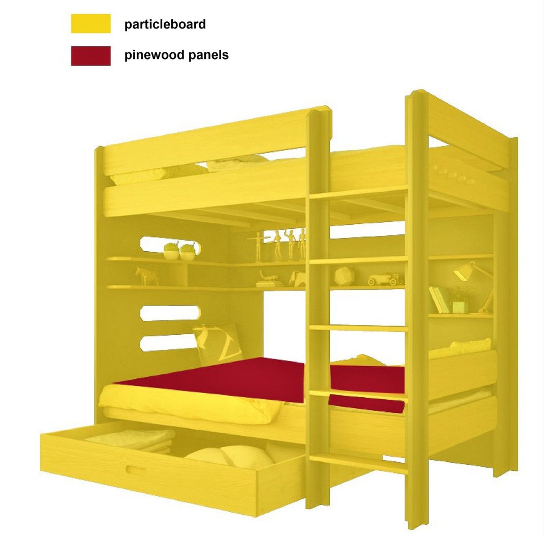 EzSpace Bunk Bed TEOM Bunk Bed | Stylish &amp; Space Saving for Small Bedrooms | EzSpace