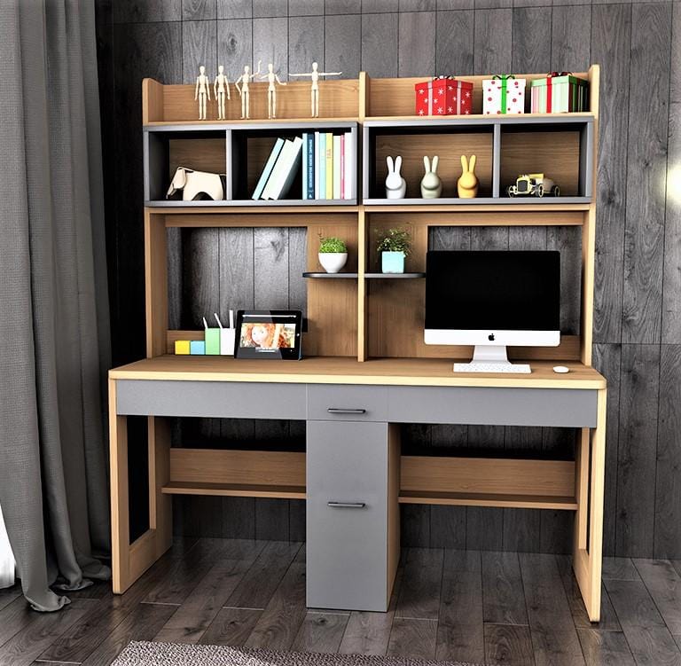EzSpace Desks TEOM Desk (Single/Double) -  Simple, Functional & Contemporary - EzSpace