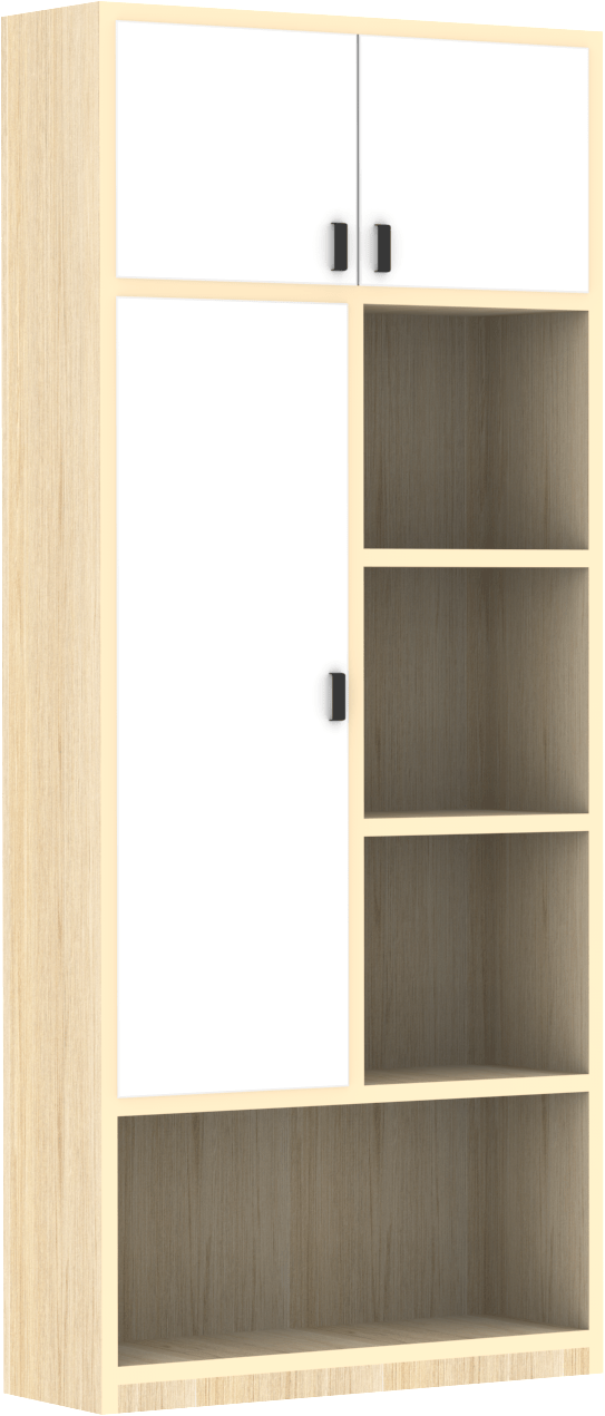EzSpace Furniture NOBU Cabinet | Wallbed | EzSpace 237cm height (match with horizontal king wallbed) - Available for Immediate Dispatch