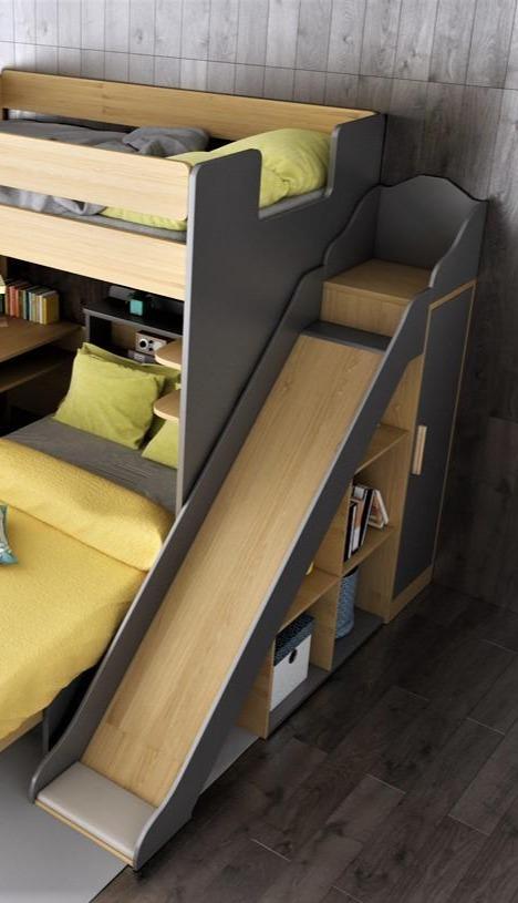 EzSpace Slide TEOM Slide | Modern Design &amp; Space Saving Loft &amp; Bunk Beds | EzSpace