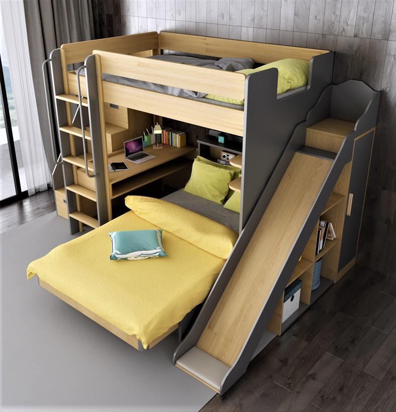 EzSpace Slide TEOM Slide | Modern Design &amp; Space Saving Loft &amp; Bunk Beds | EzSpace
