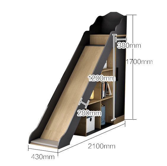 EzSpace Slide TEOM Slide | Modern Design &amp; Space Saving Loft &amp; Bunk Beds | EzSpace
