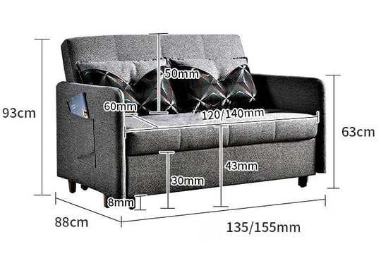 EzSpace Sofa Bed TEOM Sofa Bed | Space Saving &amp; Stylish for Your Guest Room | EzSpace