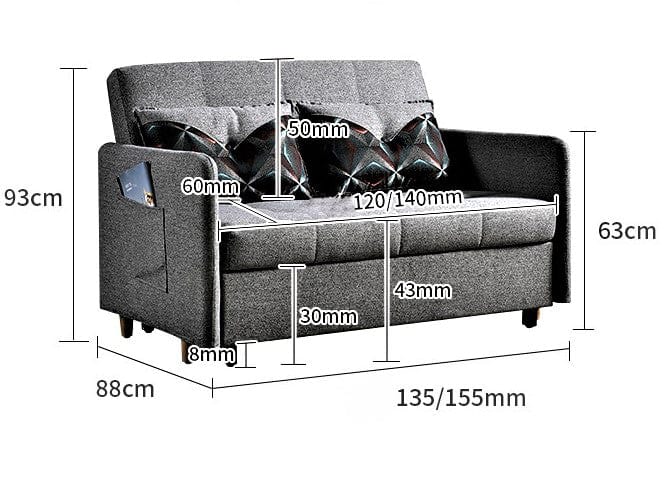 EzSpace Sofa Bed TEOM Sofa Bed | Space Saving & Stylish for Your Guest Room | EzSpace