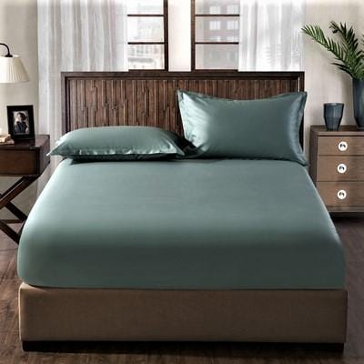 EzSpace Sognare Fitted Sheet | Quality, Softness &amp; Durability | EzSpace emerald / Single Long (90*200)