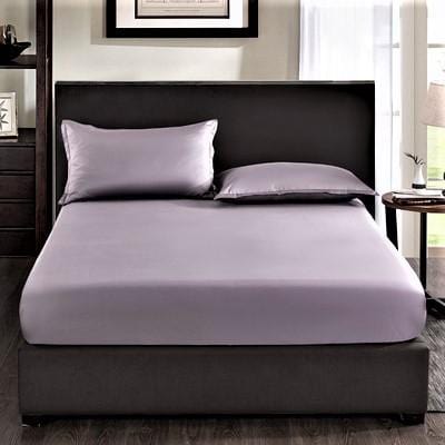 EzSpace Sognare Fitted Sheet | Quality, Softness &amp; Durability | EzSpace soft viola / Single Long (90*200)