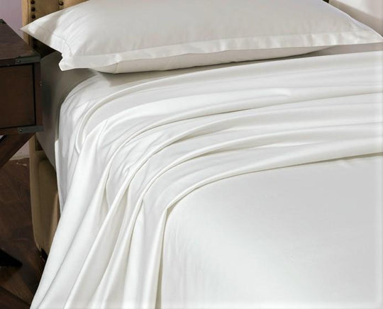EzSpace Sognare Fitted Sheet | Quality, Softness &amp; Durability | EzSpace white / Single Long (90*200)