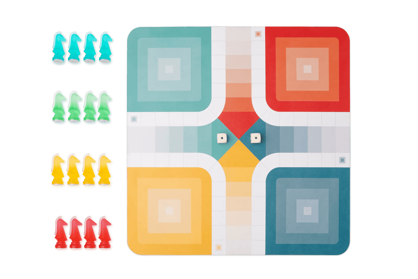 EzSpace UK Toys & Games Lumina Horse Race - Ludo | EzSpace
