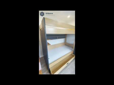 EzSpace Bunk Bed TEOM Bunk Bed | Stylish &amp; Space Saving for Small Bedrooms | EzSpace