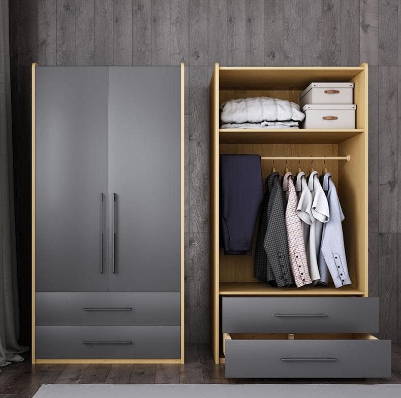 Armoires &amp; Wardrobes TEOM Wardrobe | Space Saving &amp; Modern Design Wardrobe | EzSpace